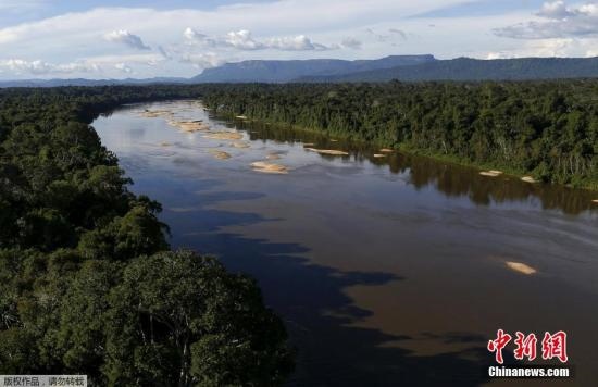 資料圖：亞馬孫雨林內(nèi)的河流。