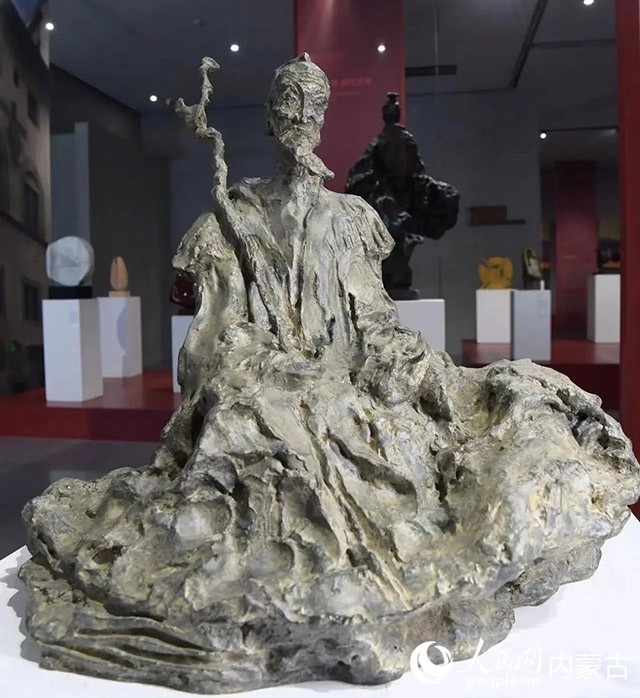 吳為山作品《莊子》。王劭凱攝