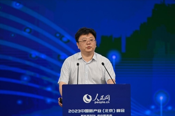 傳播內(nèi)容認知全國重點實驗室首席科學家張勇東。人民網(wǎng)記者 于凱攝