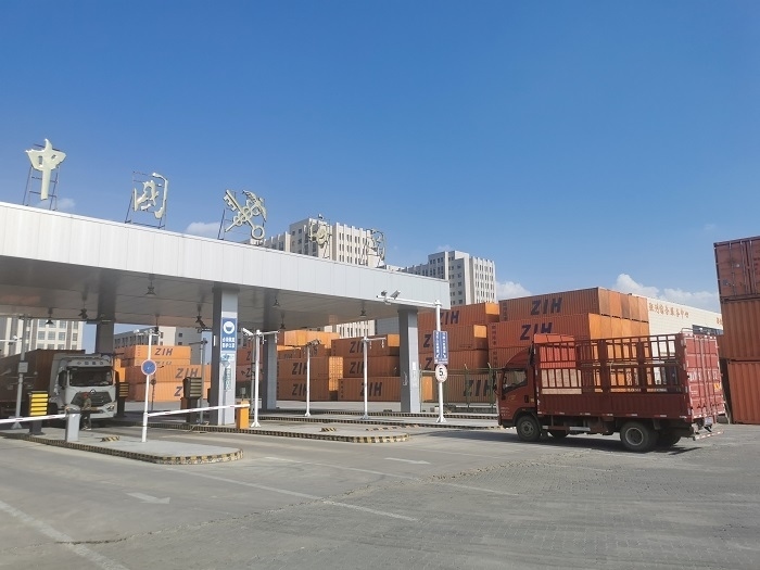 鄭州國際陸港海關監(jiān)管場所。鄭州車站海關供圖