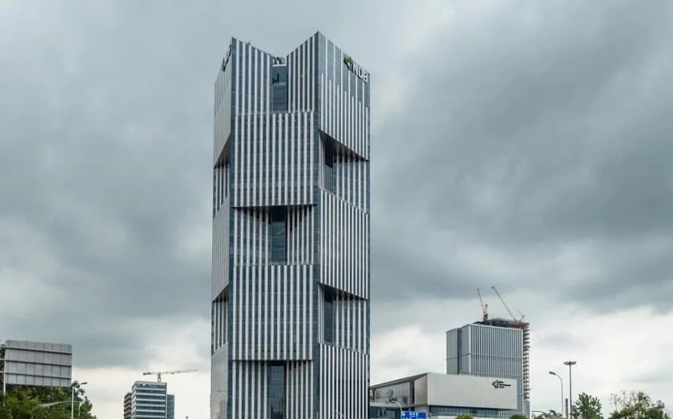 上海浦東新區(qū)，金磚國(guó)家新開發(fā)銀行總部大樓。