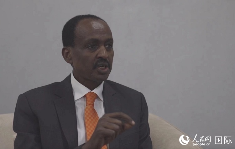 特肖梅·托加接受人民網(wǎng)專訪。人民網(wǎng)記者 劉寧攝