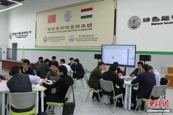 2023年4月，位于杜尚別的塔吉克斯坦魯班工坊課堂。張碩 攝