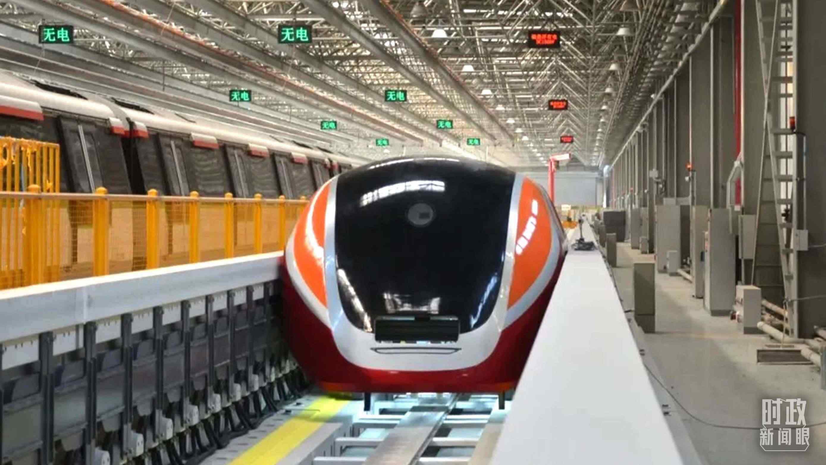 △3月31日，由中國中車自主研制的國內首套高溫超導電動懸浮全要素試驗系統(tǒng)完成首次懸浮運行。（圖/中車齊齊哈爾車輛有限公司）