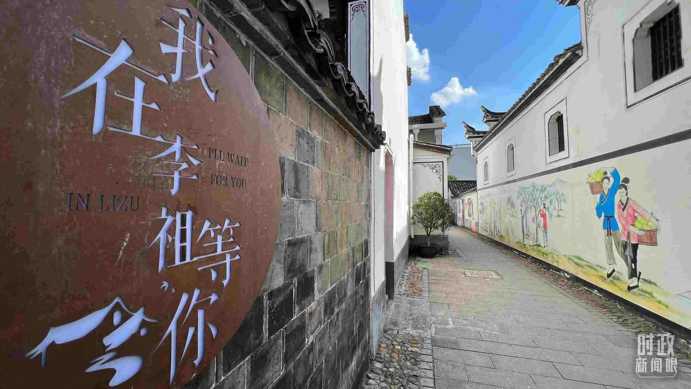 △村內(nèi)干凈整潔的小巷子。（總臺(tái)央視記者李煒拍攝）