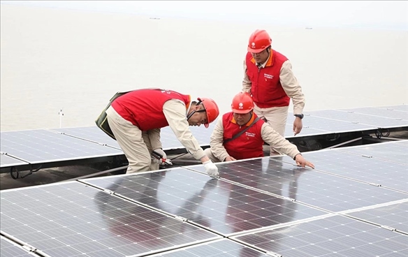 開山島微電網(wǎng)的投運建設(shè)。受訪者供圖