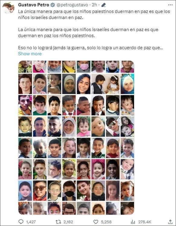 巴以爆發(fā)新沖突后，他再指西方“雙標(biāo)”