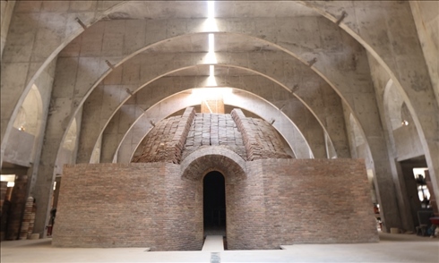 ↑ 景德鎮(zhèn)一處柴窯。（2020年7月13日攝）