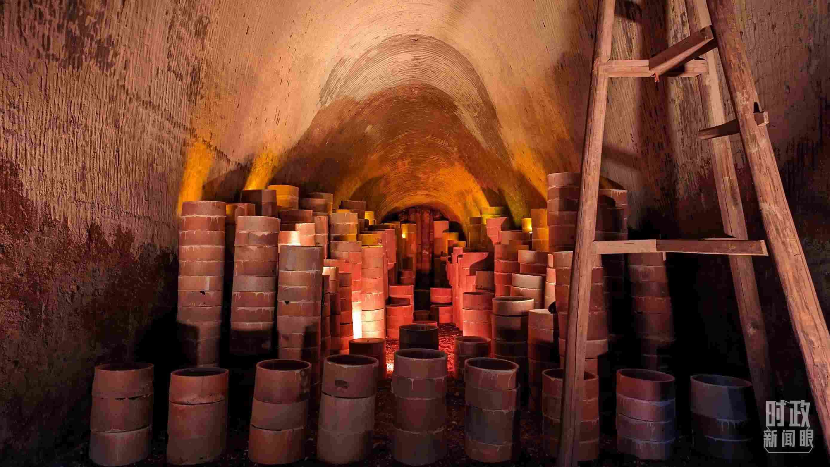 △當?shù)噩F(xiàn)存最大的柴窯——徐家窯。（總臺央視記者朱超拍攝）