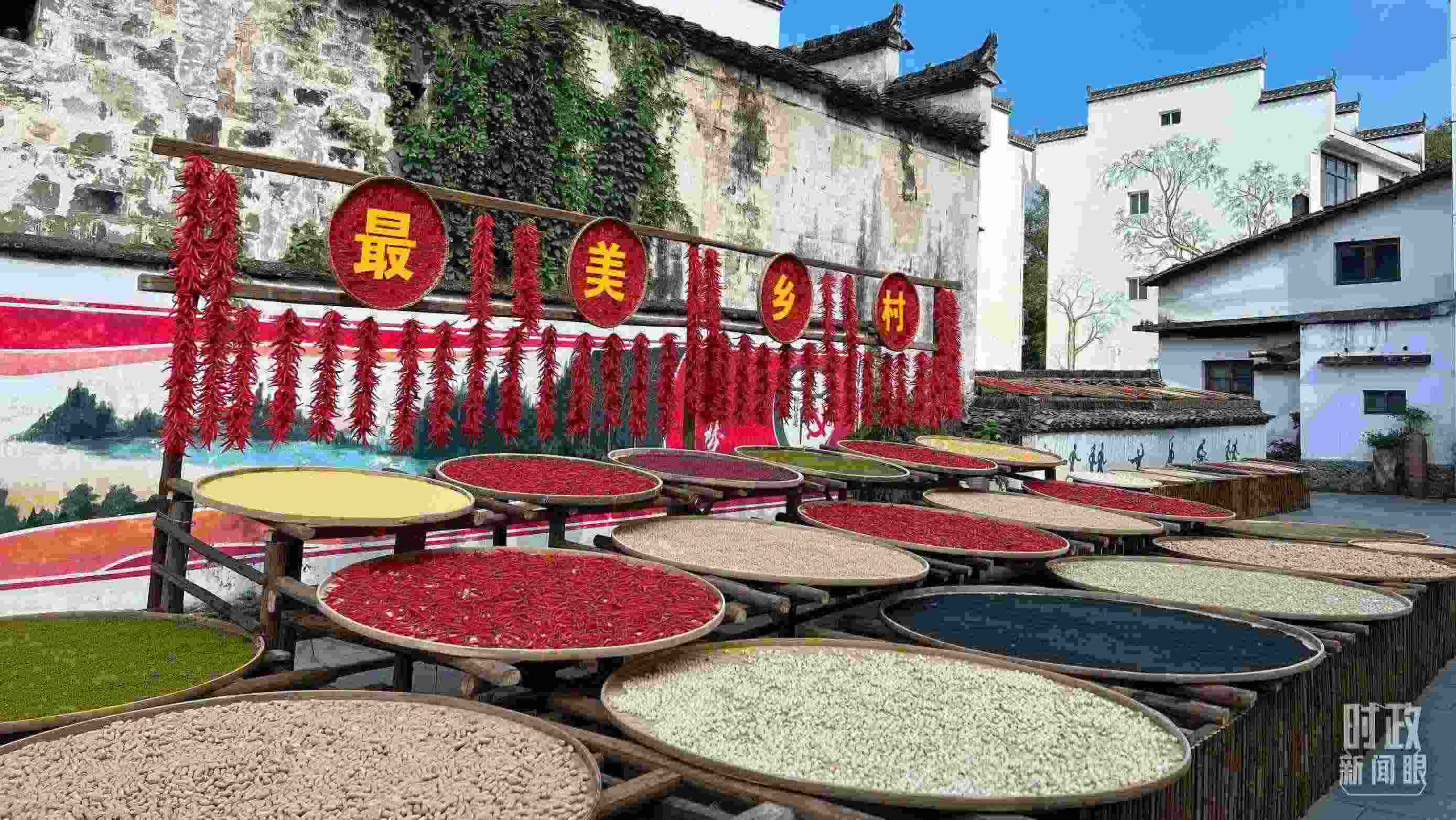 △婺源縣秋口鎮(zhèn)王村石門自然村。（總臺央視記者程鋮拍攝）