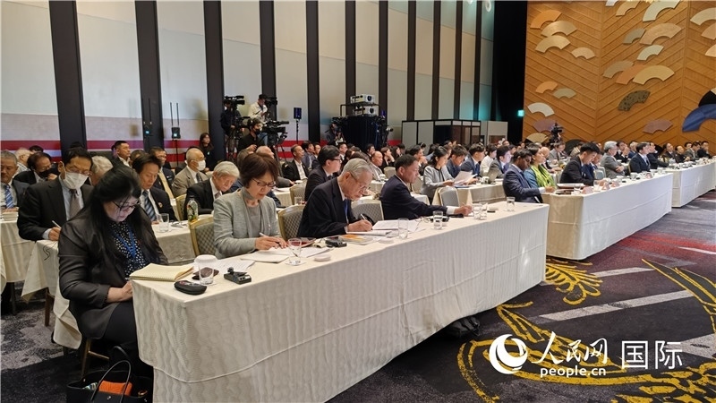 “一帶一路”倡議十周年國(guó)際研討會(huì)現(xiàn)場(chǎng)。人民網(wǎng) 蔣曉辰攝