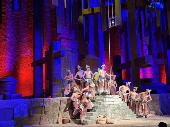 《天釀》演出場(chǎng)景。本報(bào)記者劉書文攝