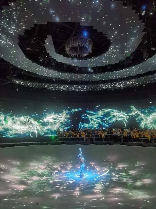 《天釀》演出場(chǎng)景。本報(bào)記者常雯宜攝