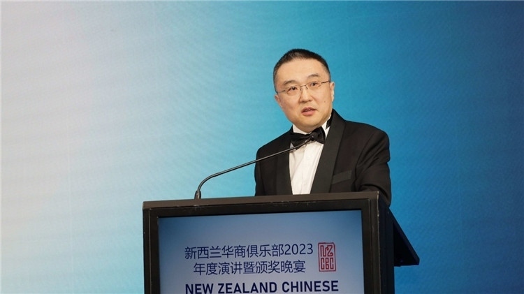 中國駐新西蘭大使王小龍。攝影：張凱