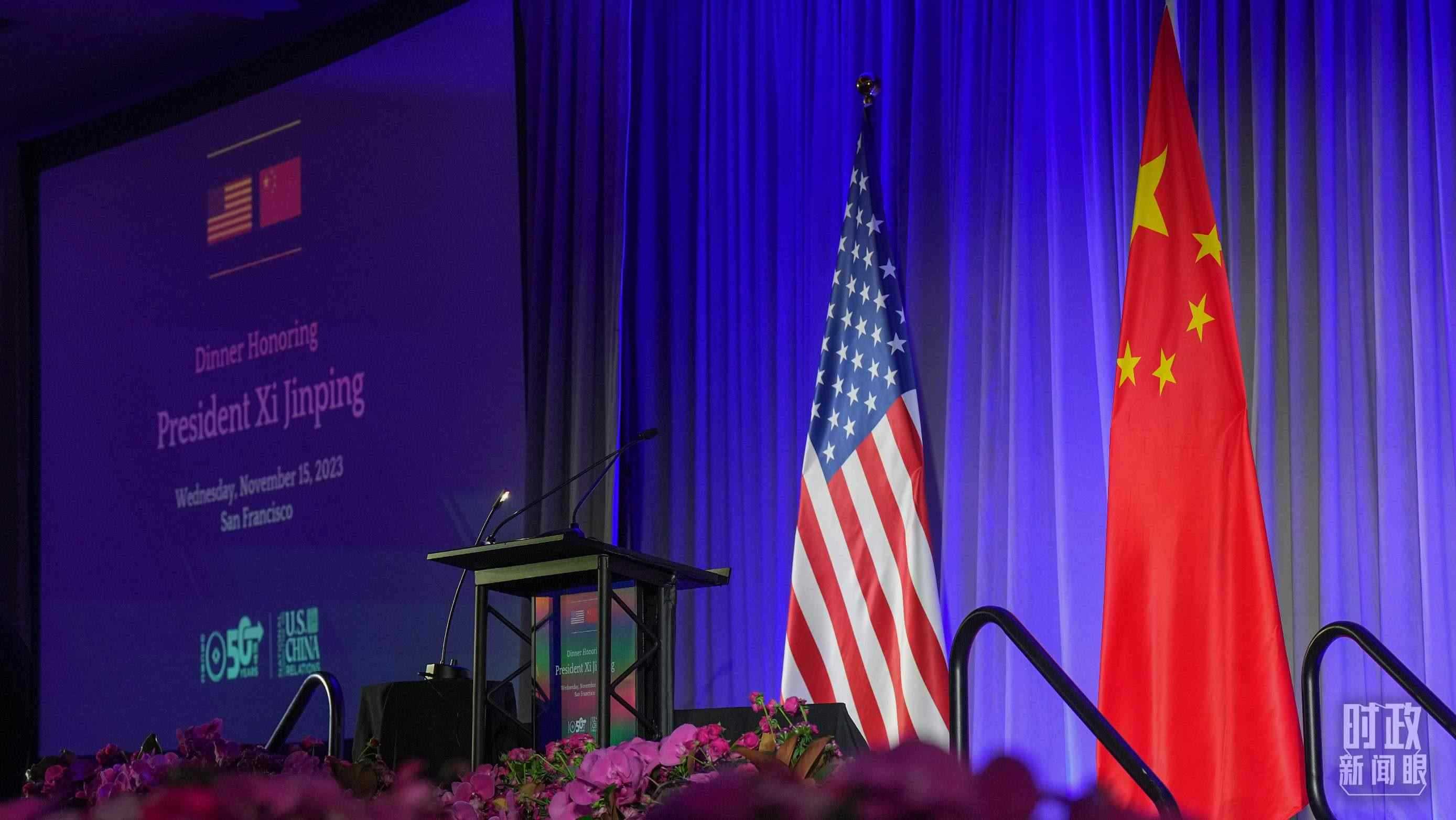 歡迎宴會當晚，習近平在這里發(fā)表演講。（總臺國廣記者李晉拍攝）