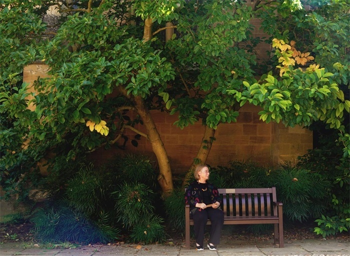 羅森在牛津大學(xué)墨頓學(xué)院。葛大龍攝