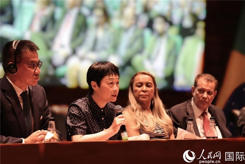 田敏出席論壇開幕式并致辭。人民網(wǎng)記者 時元皓攝