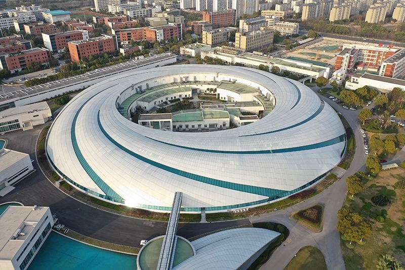 2019年3月12日，航拍上海光源項(xiàng)目。