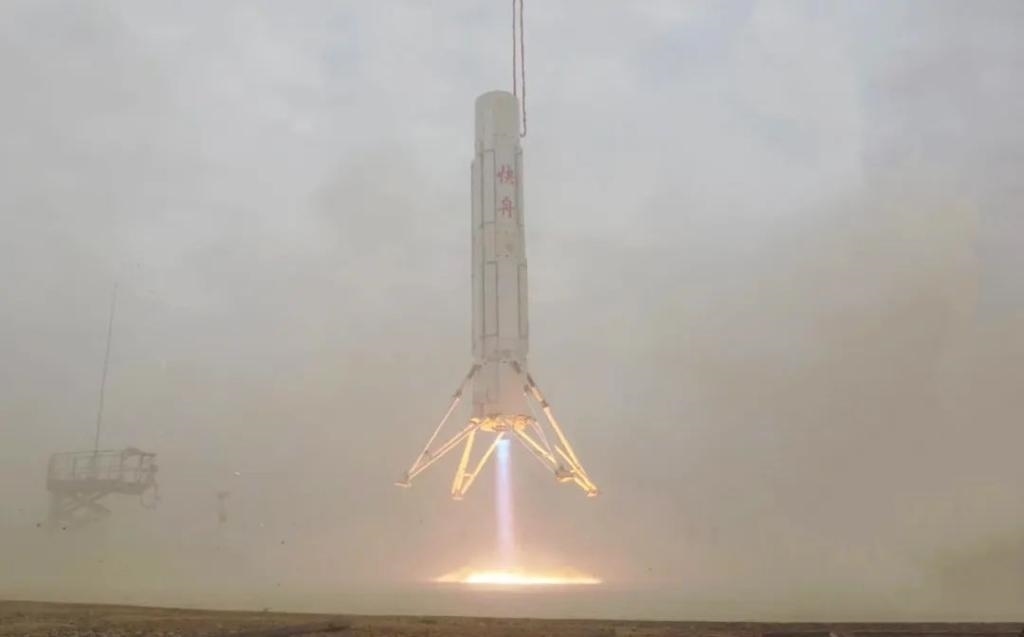 圖為垂直起降試驗。（中國航天科工集團供圖）