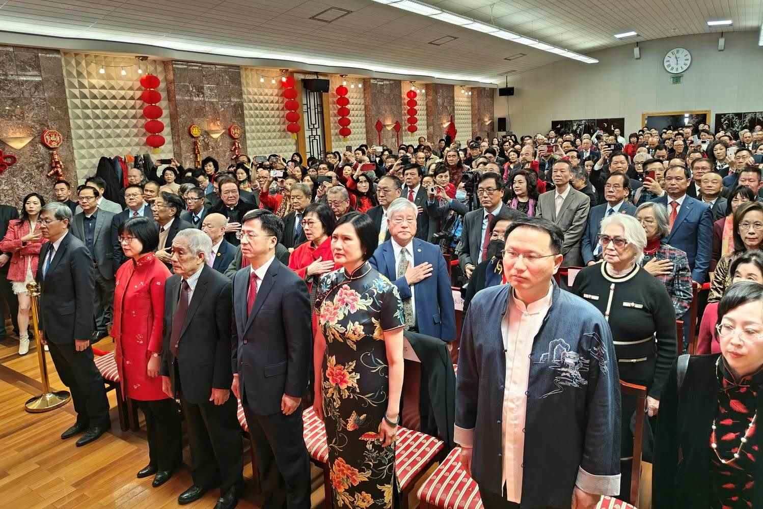 領區(qū)各州代表參加招待會。主辦方供圖