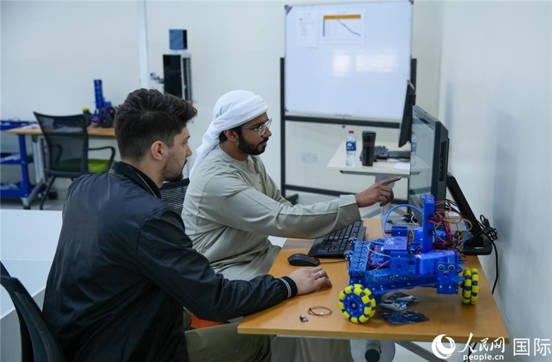 培訓(xùn)中心展示。人民網(wǎng)塔里克·易卜拉欣攝