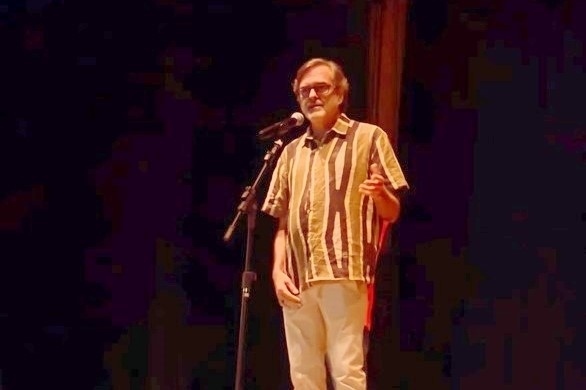 累西腓市政府代表、文化局長梅洛在活動中致辭。中國駐累西腓總領(lǐng)館供圖