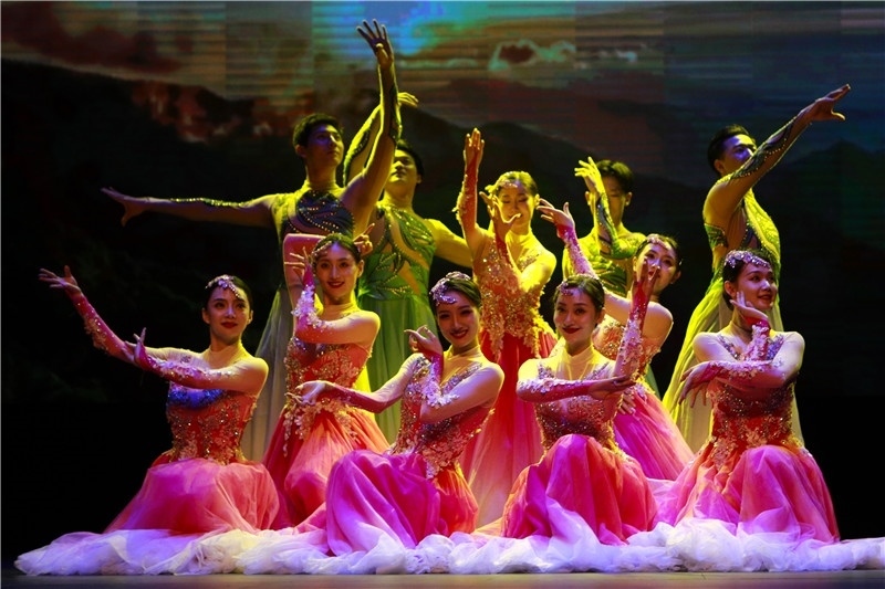 2024年“四海同春”慰僑訪演團亞太團新西蘭惠靈頓演出現(xiàn)場。圖片由陸欣讌、孟韜、葉勇提供