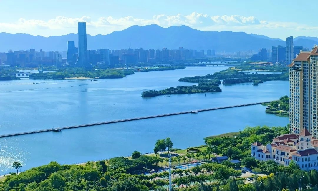 杏林灣水上自行車(chē)道（人民網(wǎng)記者 陳博攝）