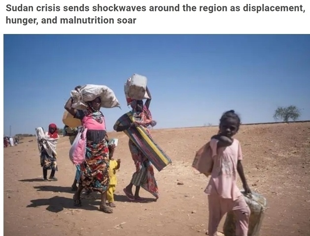 糧食危機(jī)、營(yíng)養(yǎng)不良、霍亂 蘇丹人道主義危機(jī)嚴(yán)重