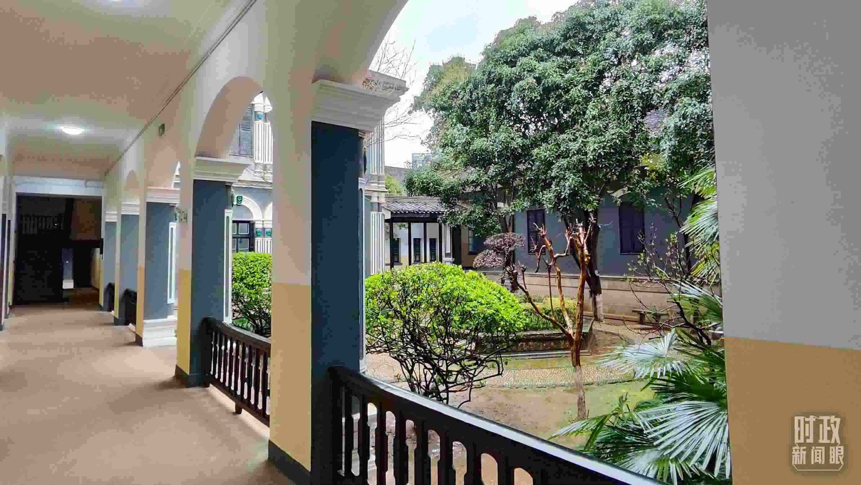 △湖南第一師范學(xué)院（城南書院校區(qū)）。（總臺央視記者覃思、郭曉龍拍攝）