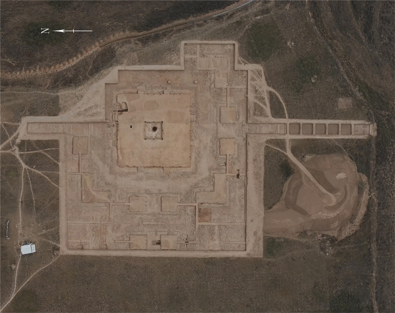 四角坪遺址平面圖。中國(guó)文物報(bào)社供圖