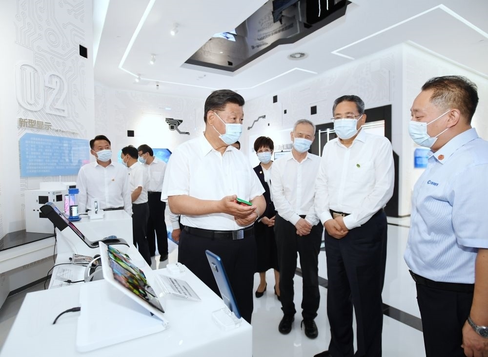 2020年8月19日下午，習近平總書記在安徽省合肥市參觀安徽創(chuàng)新館，了解安徽省科技創(chuàng)新和新興產(chǎn)業(yè)發(fā)展情況。