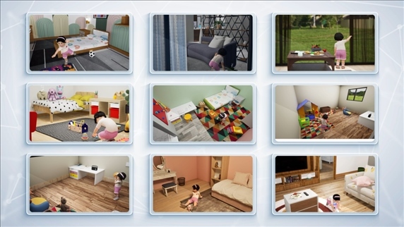 通用智能人“通通”可以自主應(yīng)對多變的場景。受訪者供圖