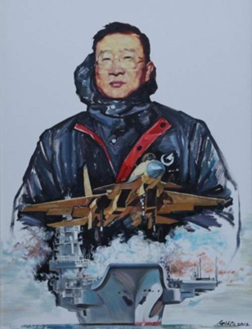 《羅陽》油畫。校方供圖