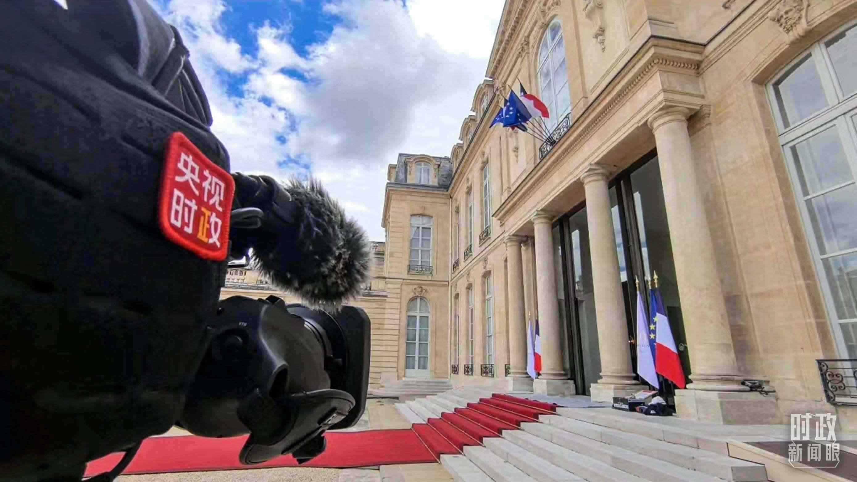 △愛麗舍宮。（總臺央視記者陸泓宇拍攝）