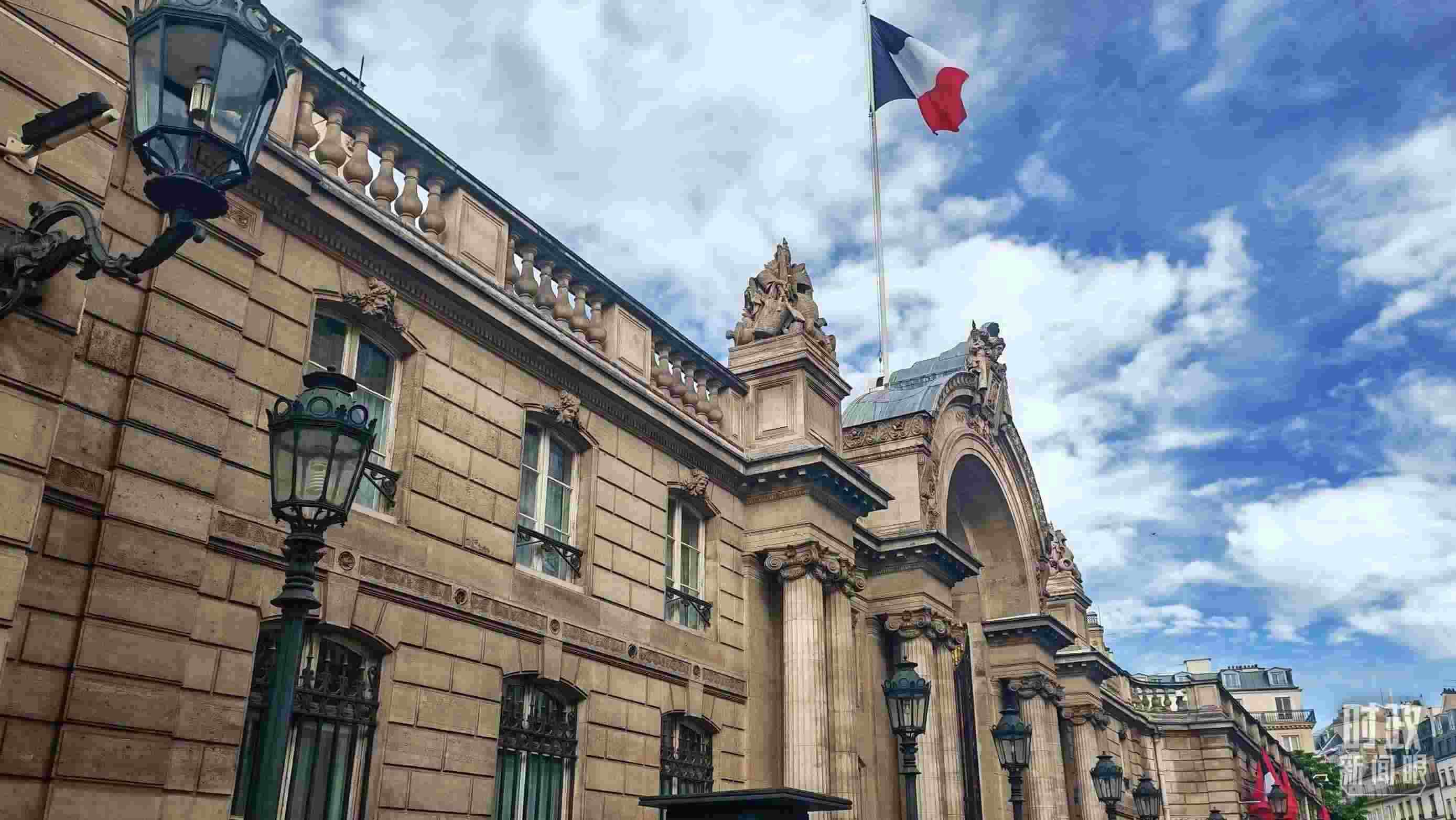 △愛麗舍宮。（總臺央視記者劉琦拍攝）