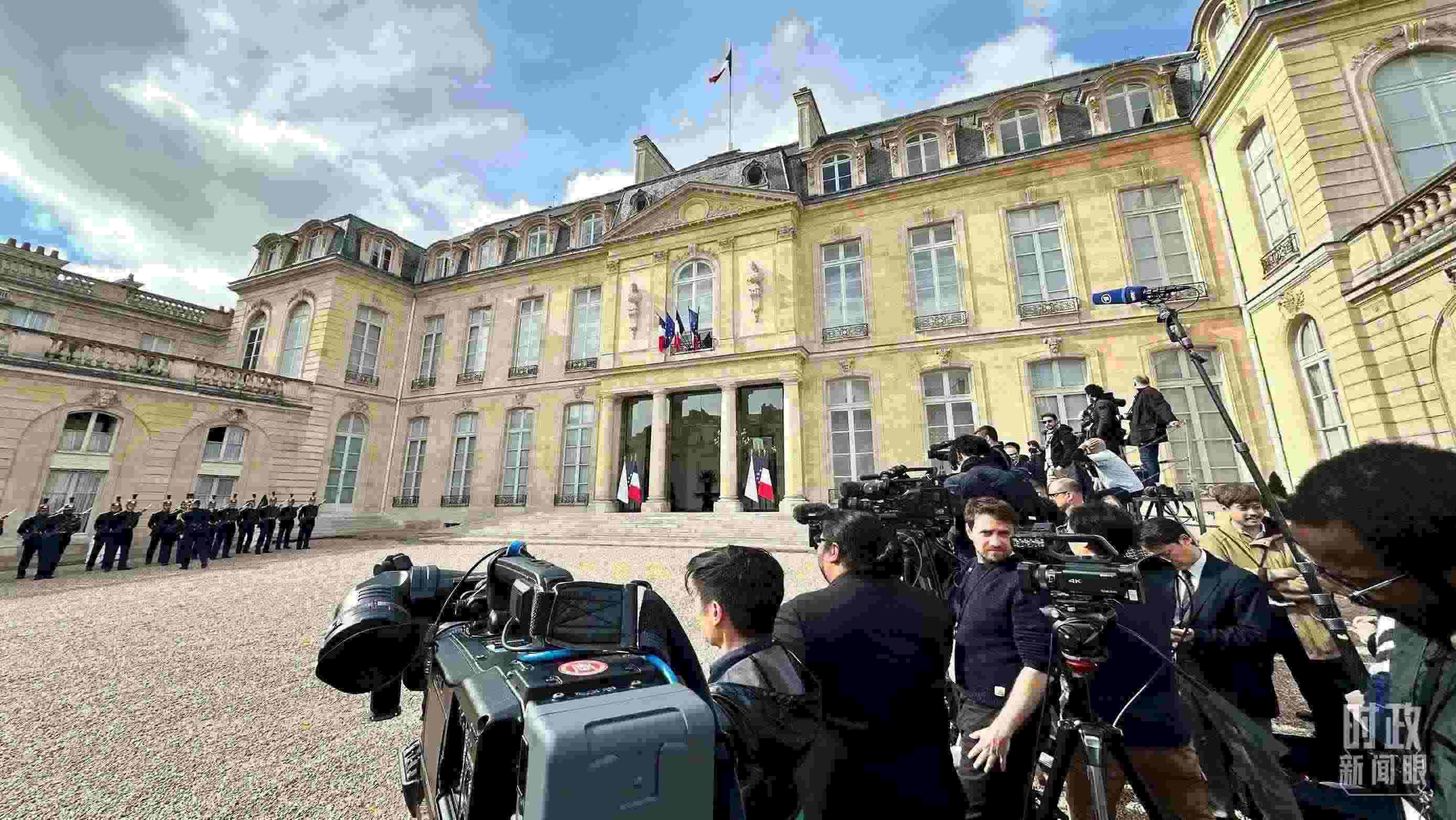 △愛麗舍宮。（總臺央視記者關舟拍攝）