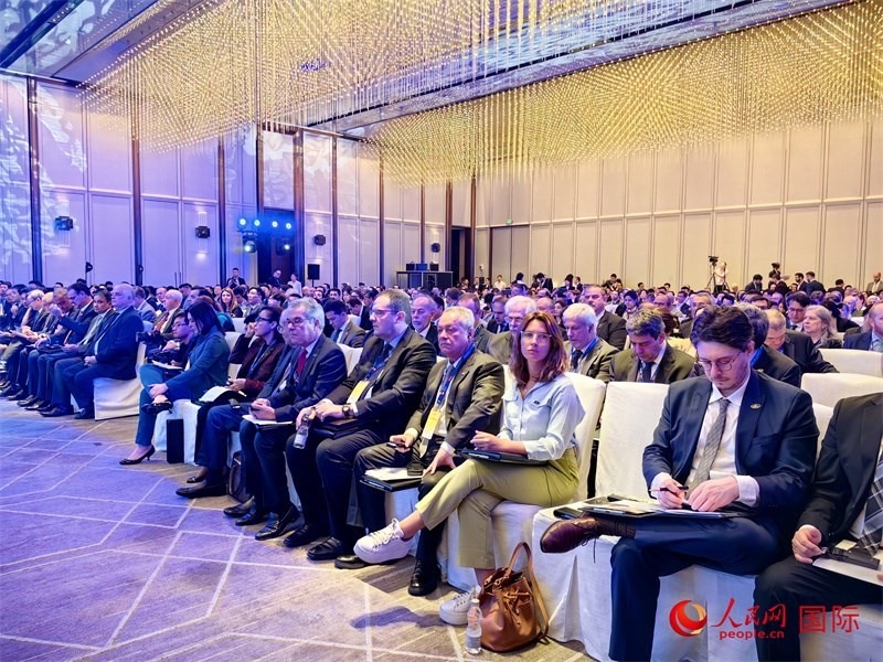 中國(guó)—巴西商業(yè)研討會(huì)現(xiàn)場(chǎng)。人民網(wǎng)記者 符園園攝