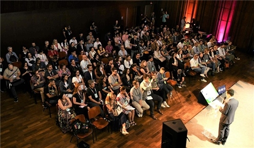 “視聽中國(guó)”——文化與商業(yè)機(jī)遇推介會(huì)暨中國(guó)視聽節(jié)目展映會(huì)現(xiàn)場(chǎng)。 中廣國(guó)際公司供圖