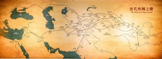唐代絲綢之路，經(jīng)過新疆眾多地區(qū)。（圖片來源：視覺中國）