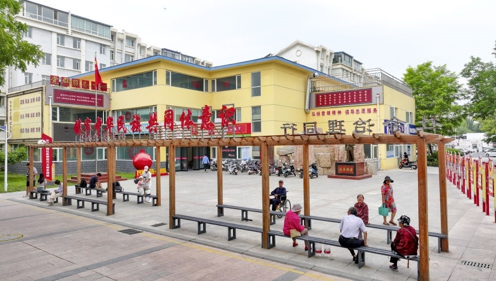 6月20日拍攝的長(zhǎng)城花園社區(qū)一角（無(wú)人機(jī)照片）。