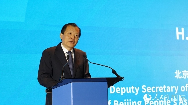 劉偉副書記致辭。人民網(wǎng) 劉暢攝