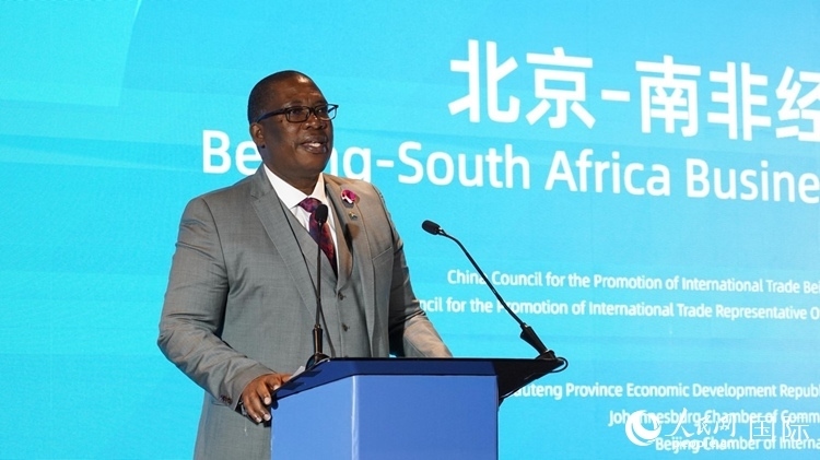 勒蘇非省長致辭。人民網(wǎng) 劉暢攝