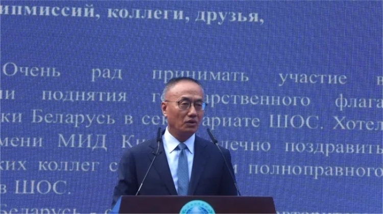 外交部副部長(zhǎng)陳曉東出席活動(dòng)并致辭。主辦方供圖