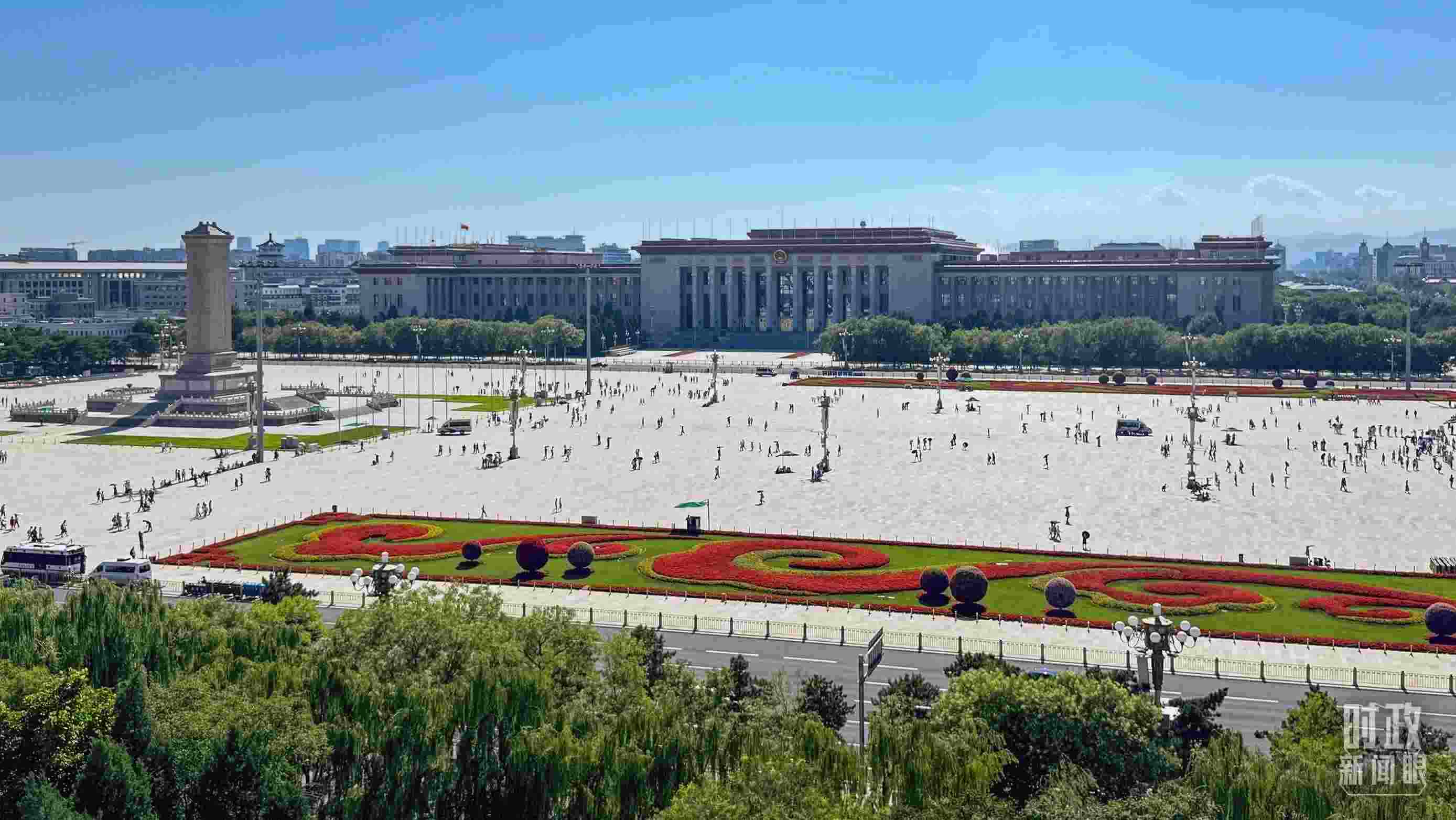 △北京天安門(mén)廣場(chǎng)。（總臺(tái)央視記者蔣碩拍攝）