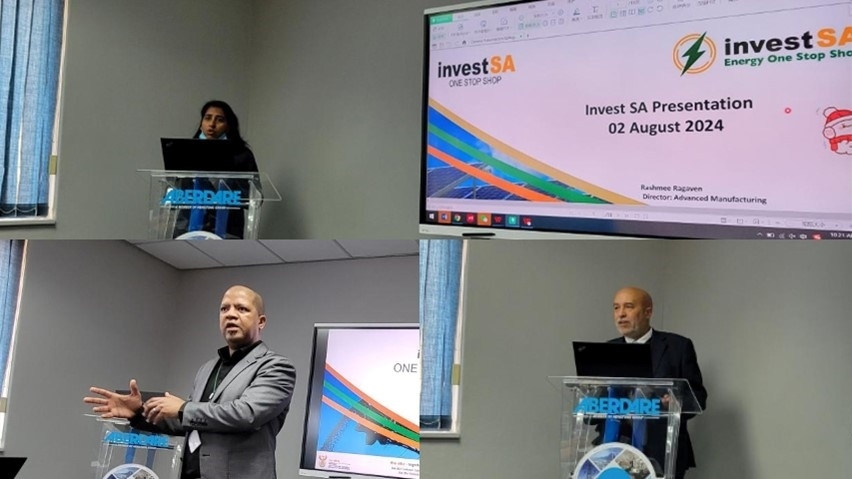 南非貿(mào)工部官員主旨演講。南中經(jīng)貿(mào)協(xié)會供圖