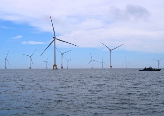 2024年6月19日拍攝的三峽集團(tuán)漳浦二期海上風(fēng)電項(xiàng)目。新華社記者 林善傳 攝