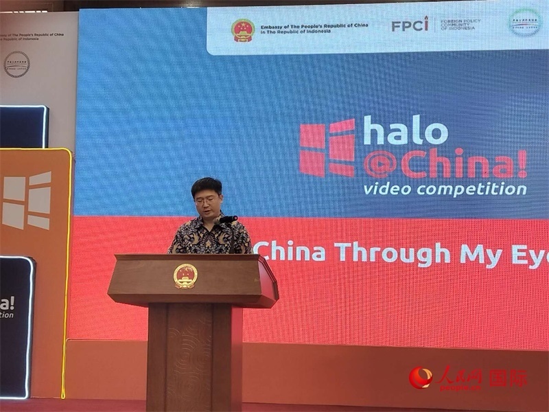 周侃臨時代辦致辭。人民網(wǎng)記者 李培松攝