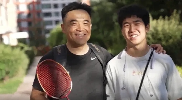 劉建波、劉傲寒父子。北航供圖