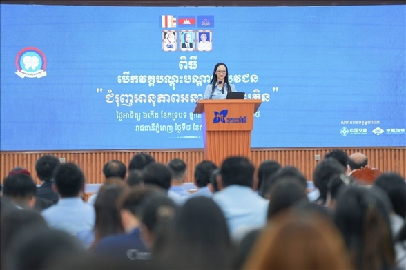 占尼莫在開(kāi)幕式致辭。活動(dòng)主辦方供圖